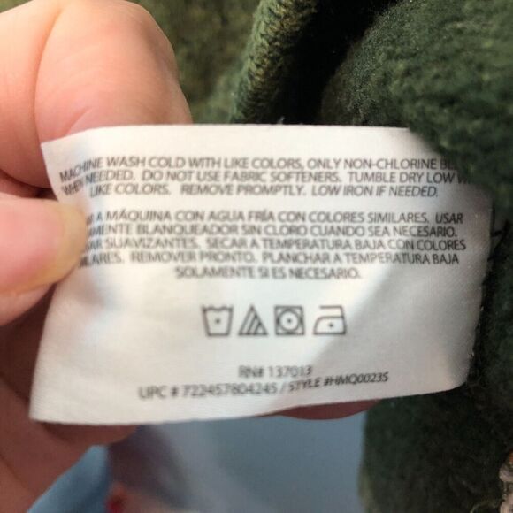 Woolrich Sweater Mens Large Green 1/4 Zip Casual Pullover Shirt Pockets - Picture 3 of 7